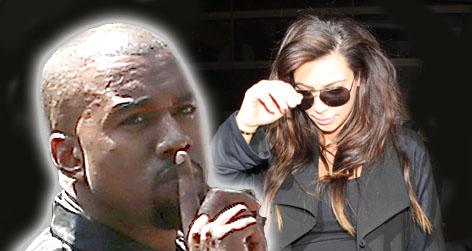 //kanye west kim kardashian square fameflynet