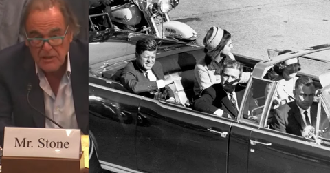 Photo of Oliver Stone. JFK