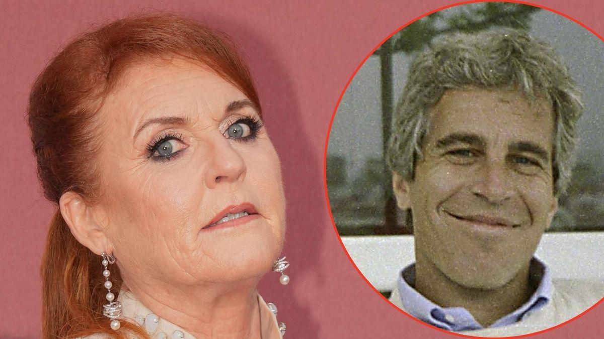 picture of Sarah Ferguson and Jeffrey Epstein