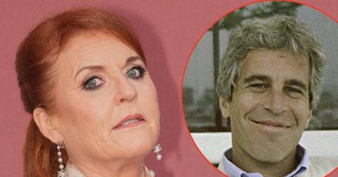 picture of Sarah Ferguson and Jeffrey Epstein