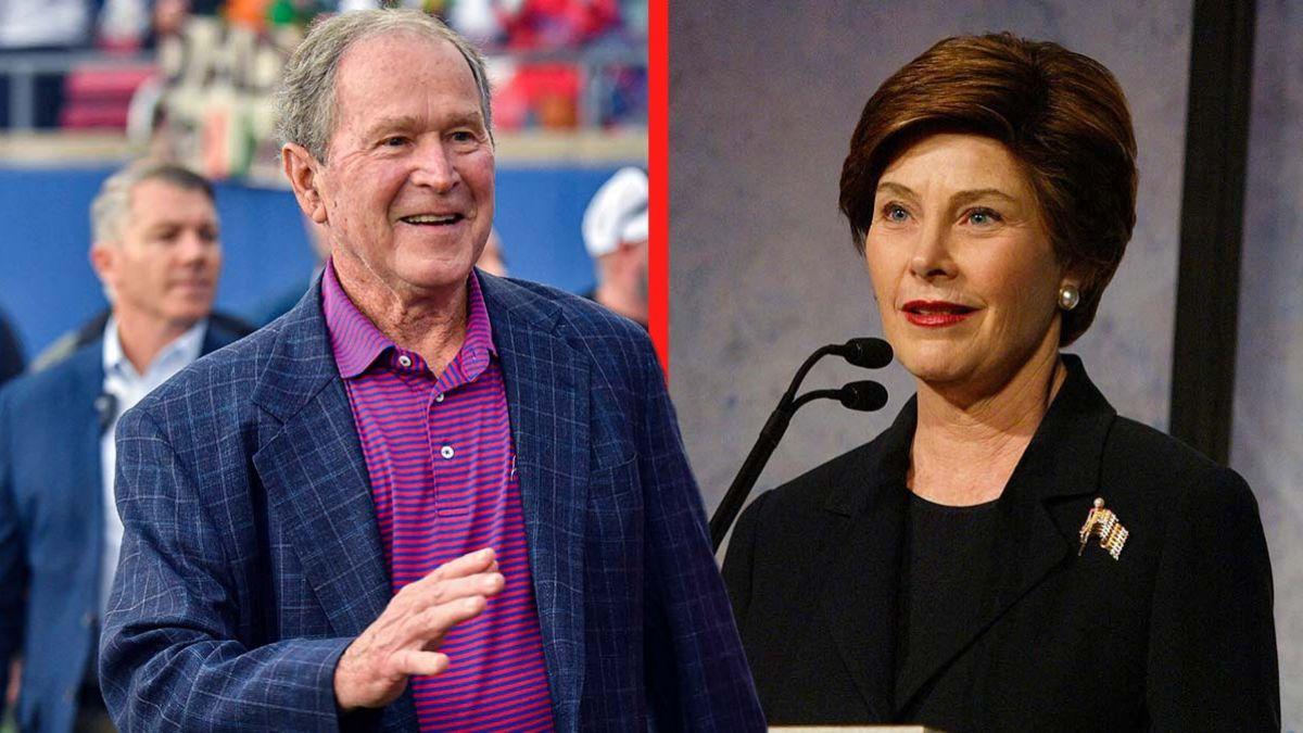 George W. Bush has been married to his wife, Laura, since 1977.
