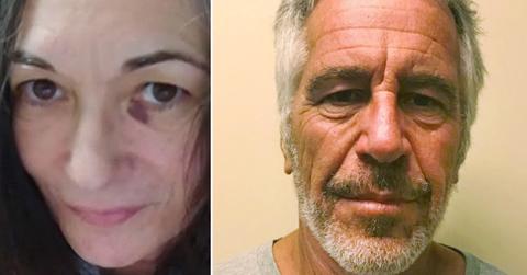jeffrey epstein ghislaine maxwell black eye photo court sex trafficking