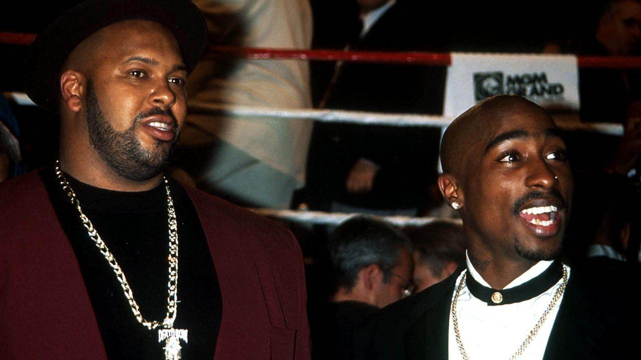photo of Suge Knight and Tupac Shakur