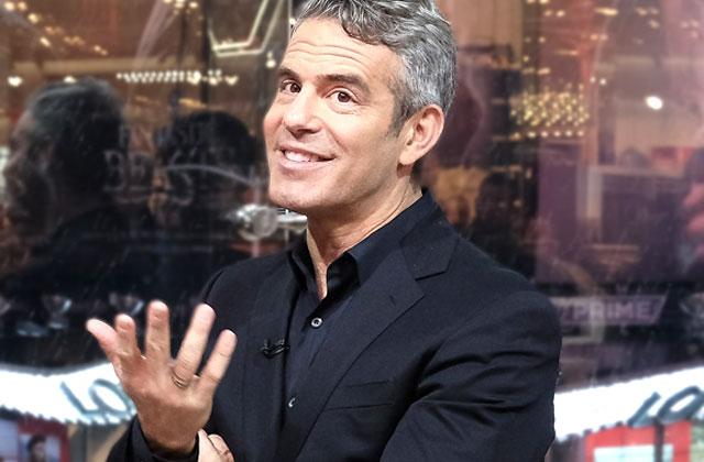 //andy cohen holiday party no bethenny frankel pp