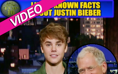 //justin bieber letterman