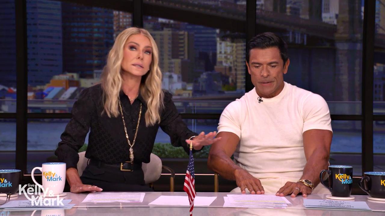 Mark Consuelos called the art installation 'emotional' to see.