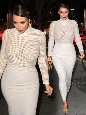 //kim kardashian mesh top pp