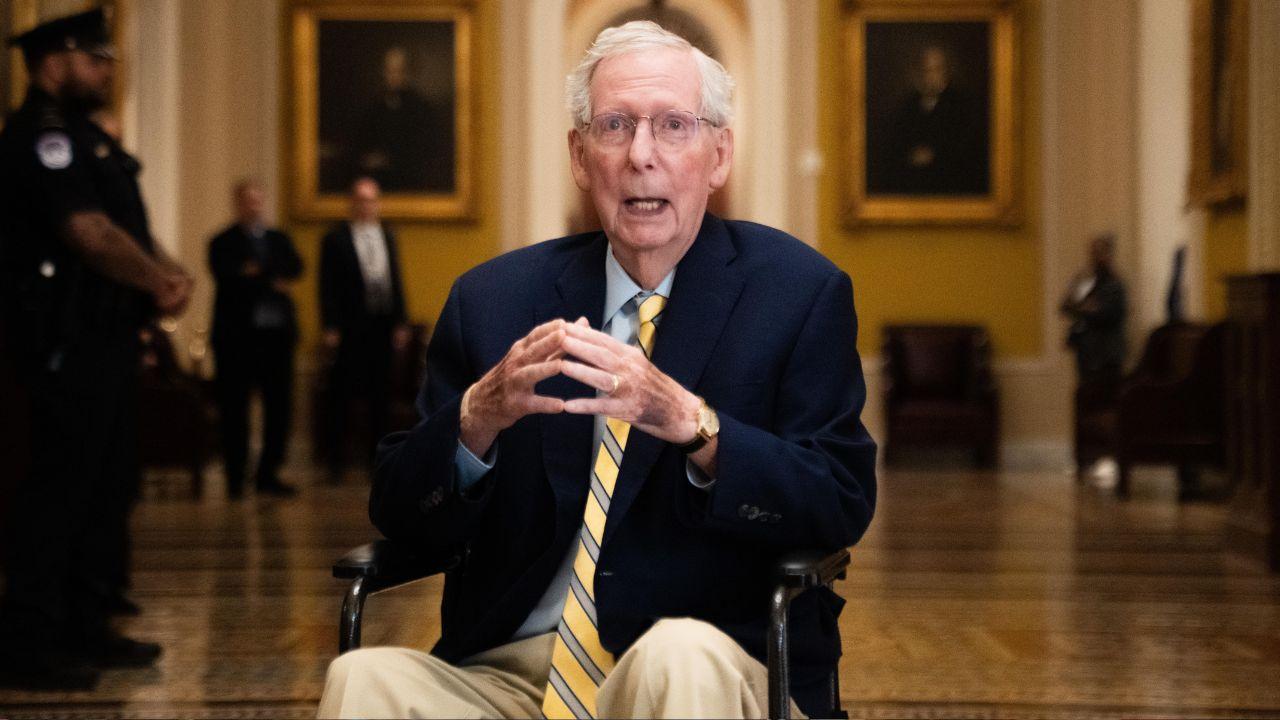 Mitch McConnell emerged from a more than 90-day absence on September 14.