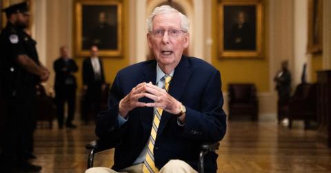 Mitch McConnell emerged from a more than 90-day absence on September 14.