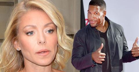 Michael strahan disses Kelly ripa live with Kelly and Michael gma family