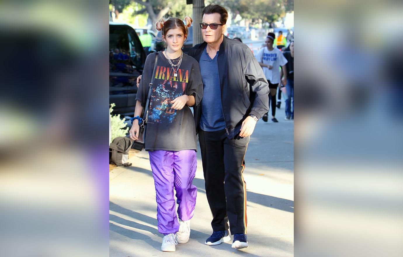 Charlie Sheen And Denise Richards Daughter Claims She Was Trapped In