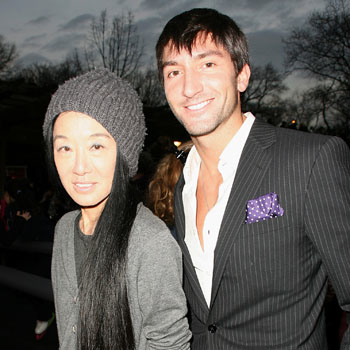 //vera wang denies relationship evan lysacek