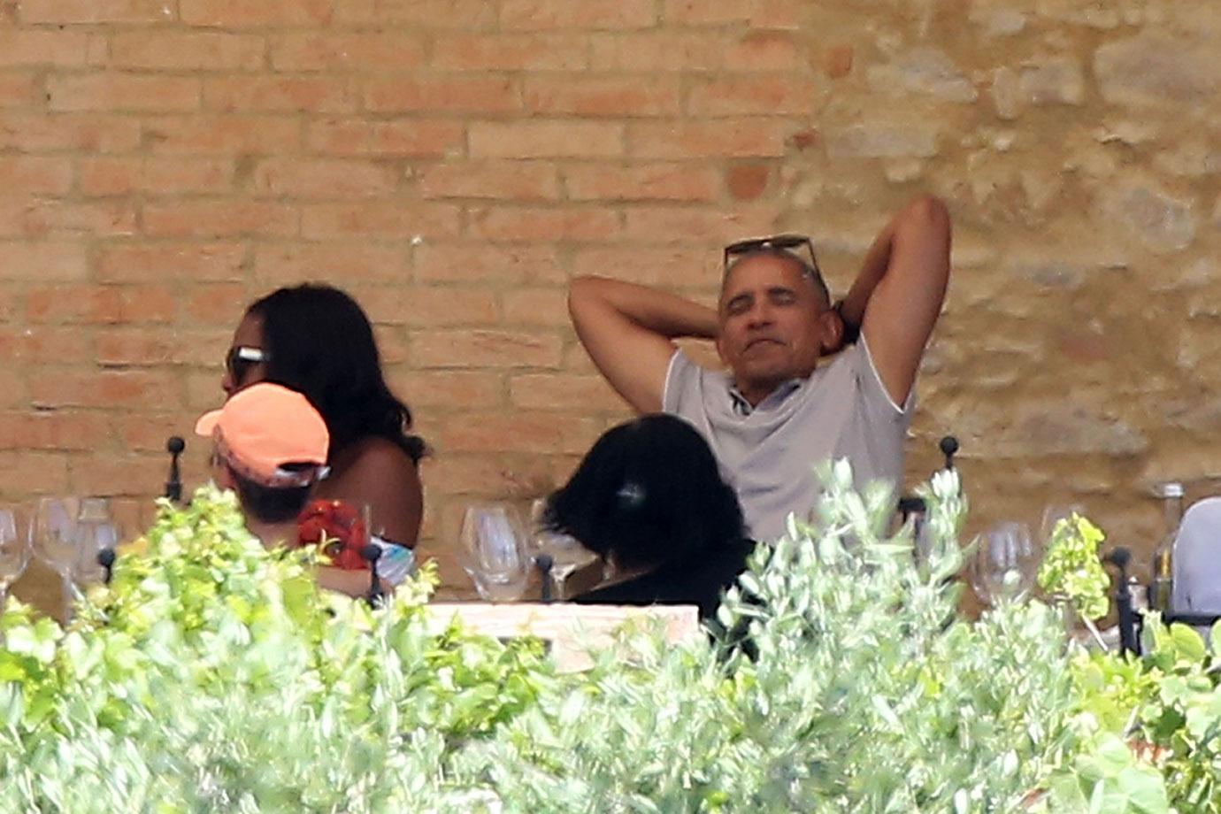 Barack Obama Family Vacation Italy