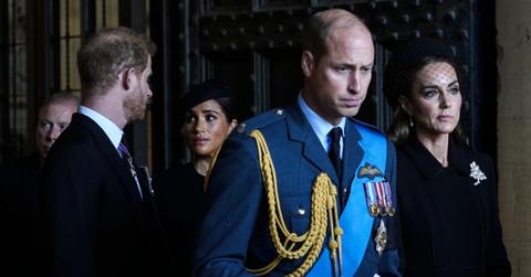 prince william kate not talking to harry or meghan after queen death pp