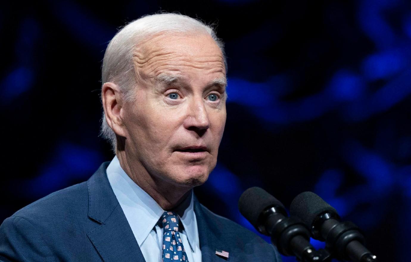 Joe Biden seen with face marks. He's using sleep apnea machine