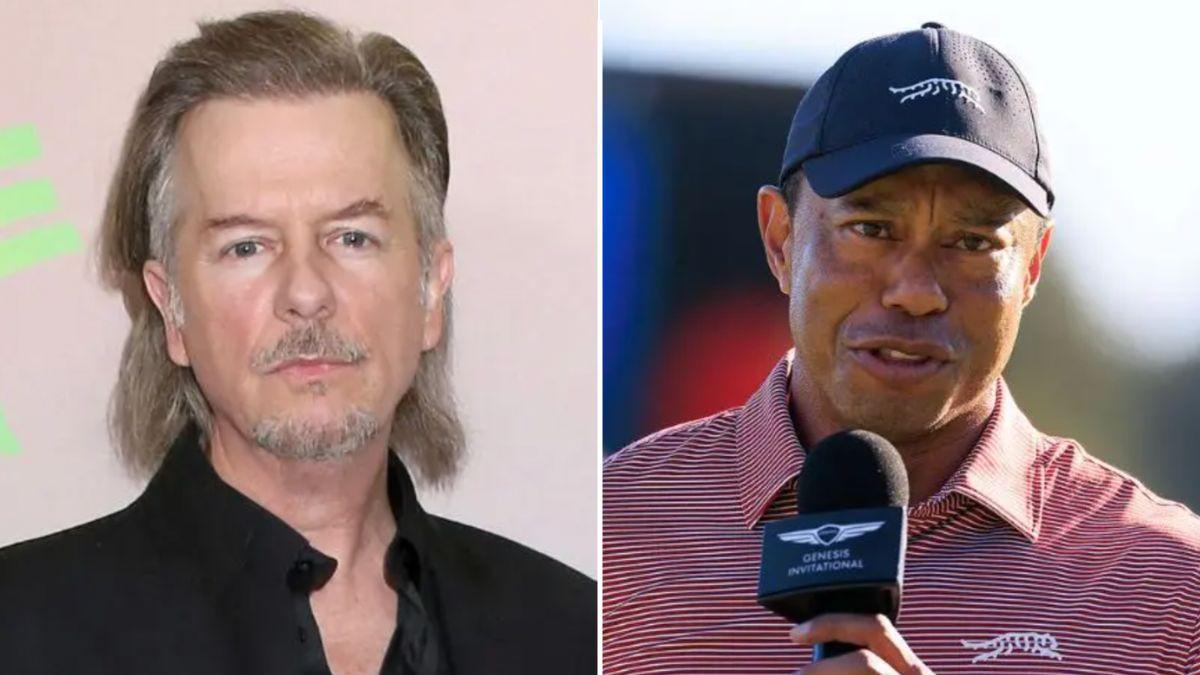 Photo of David Space, Tiger Woods