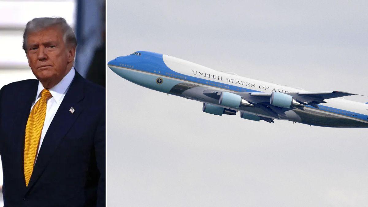 president trump and air force one