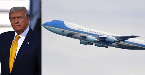 president trump and air force one