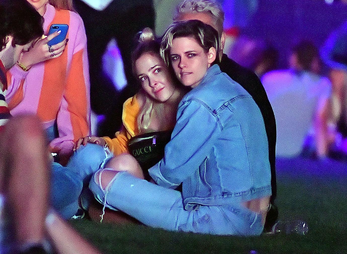 Kristen Stewart Cuddles With Sara Dunkin At Coachella