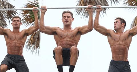 //zac efron muscles workout miami beach pp