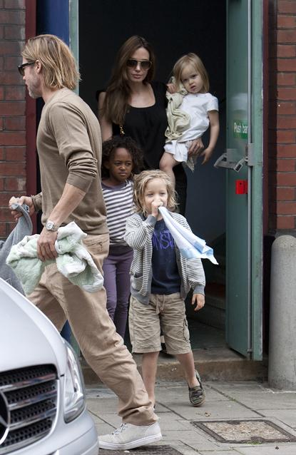 //brad pitt angelina jolie kids __ _