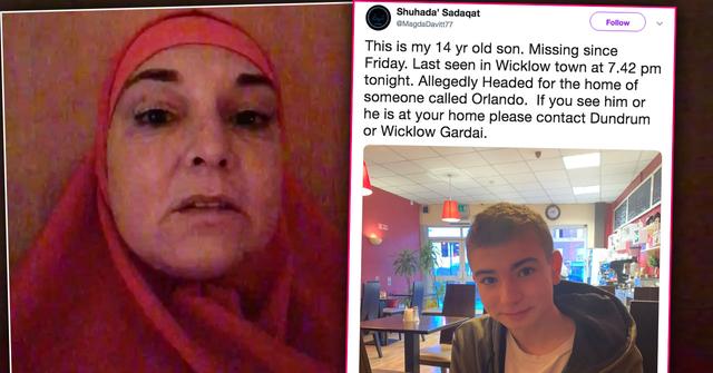 Sinead OConnor Claims Teenage Son Missing