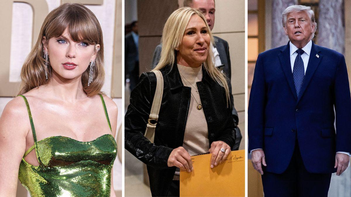 Marjorie Taylor Greene criticized Trump's recent remarks about Taylor Swift.