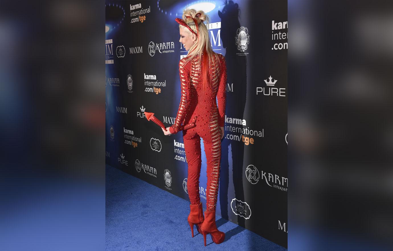 Tara Reid Scary Skinny At Maxim Halloween Party