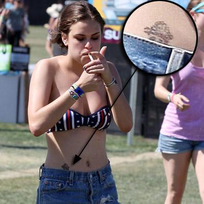 PHOTOS BUSTED Bruce Demi s Underage Daughter Caught Smoking At