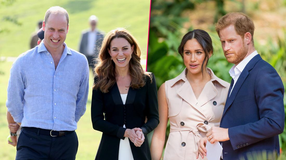 Prince William & Kate ‘So Happy’ Meghan Markle & Prince Harry Left