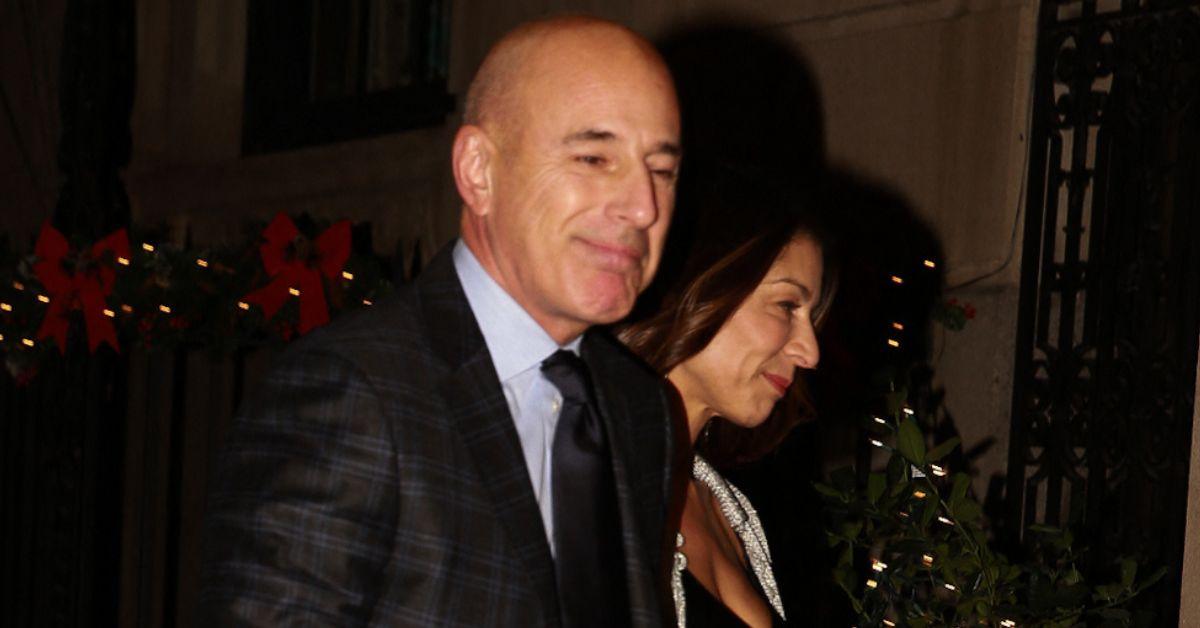 matt lauer reunites with savannah guthrie at producers wedding