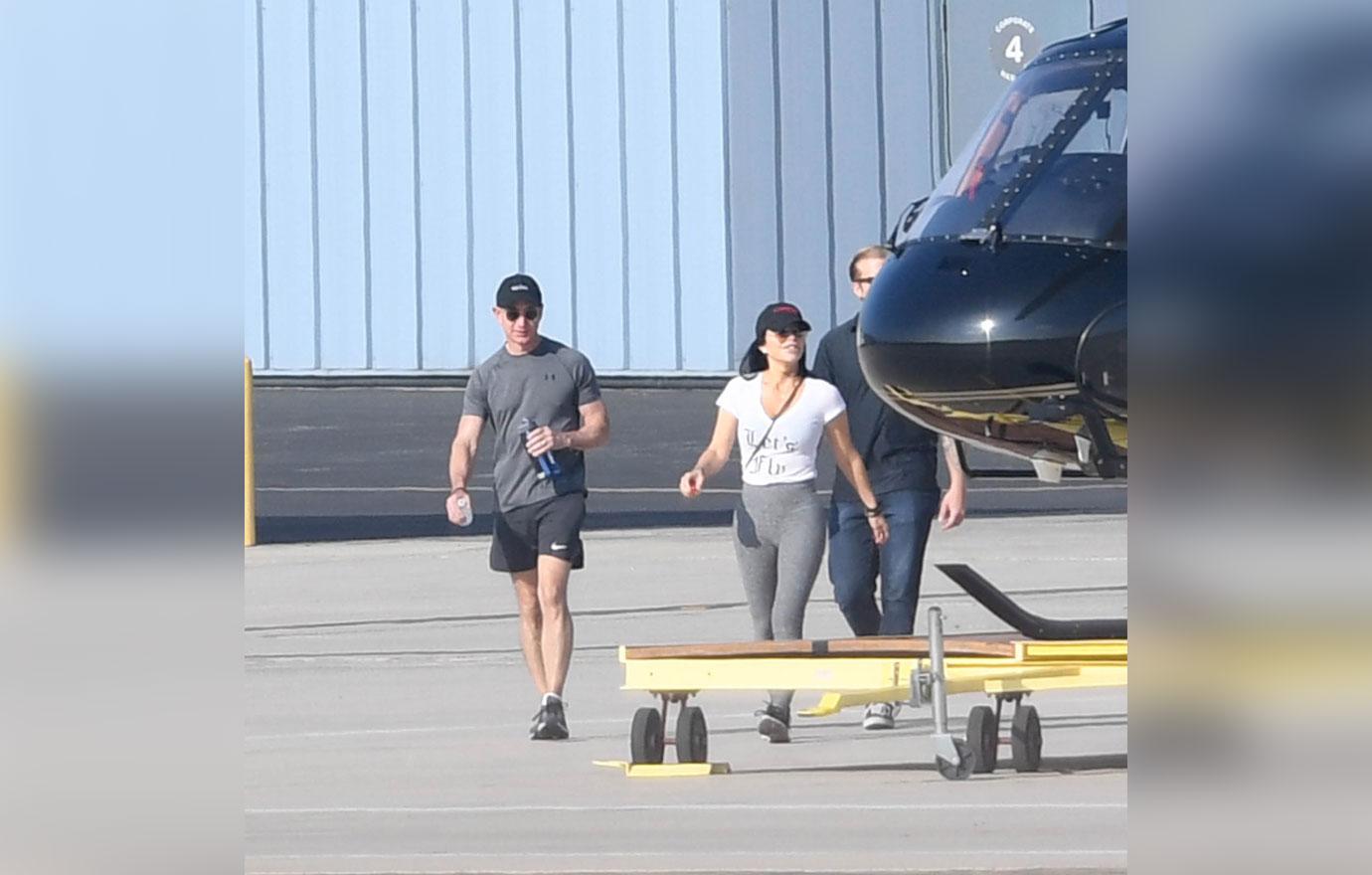 Jeff Bezos Lauren Sanchez Helicopter Ride