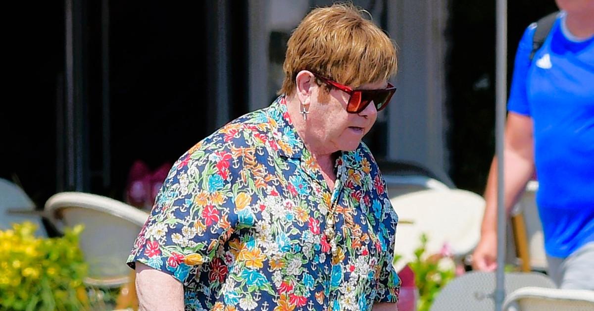 ailing elton john reveals young sons worry about his mortality amid crippled fears