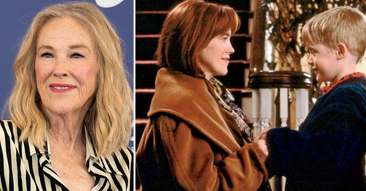 Split photo of Catherine O'Hara, 'Home Alone'