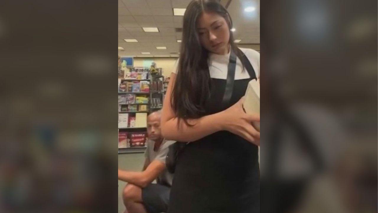 A TikTok influencer inadvertently caught him in the act.