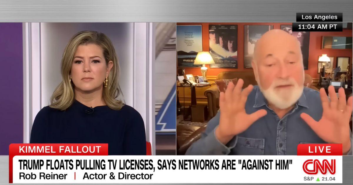 Photo of Rob Reiner and Brianna Keilar