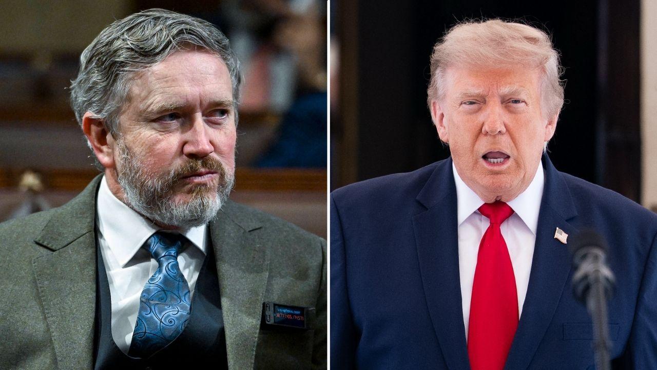 Photo of Thomas Massie, Donald Trump