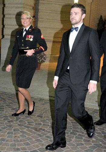 Justin Timberlake Attends Marine Corps Ball