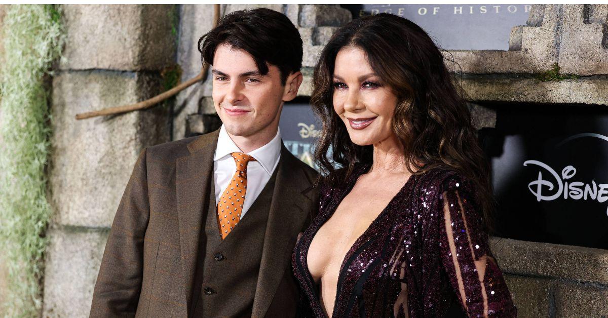 Photo of Catherine Zeta-Jones and son Dylan Douglas