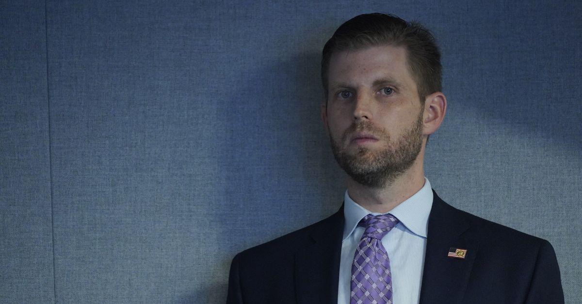 eric trump meltdown fraud trial courthouse complain potholes murderers