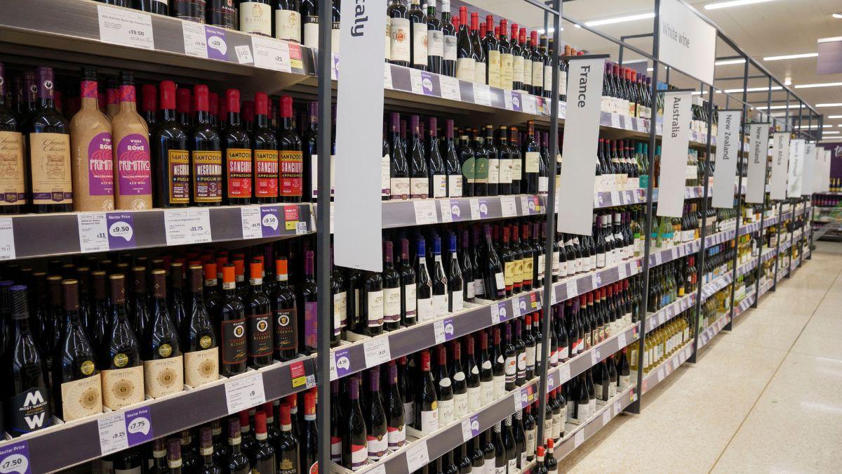 Photo of a wine store