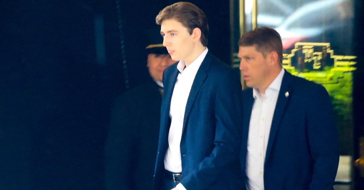 barron trump classmates mysterious skipped high school events shame