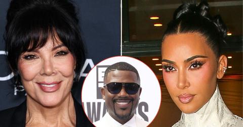 picture of Kris Jenner, Kim Kardashian and Ray J