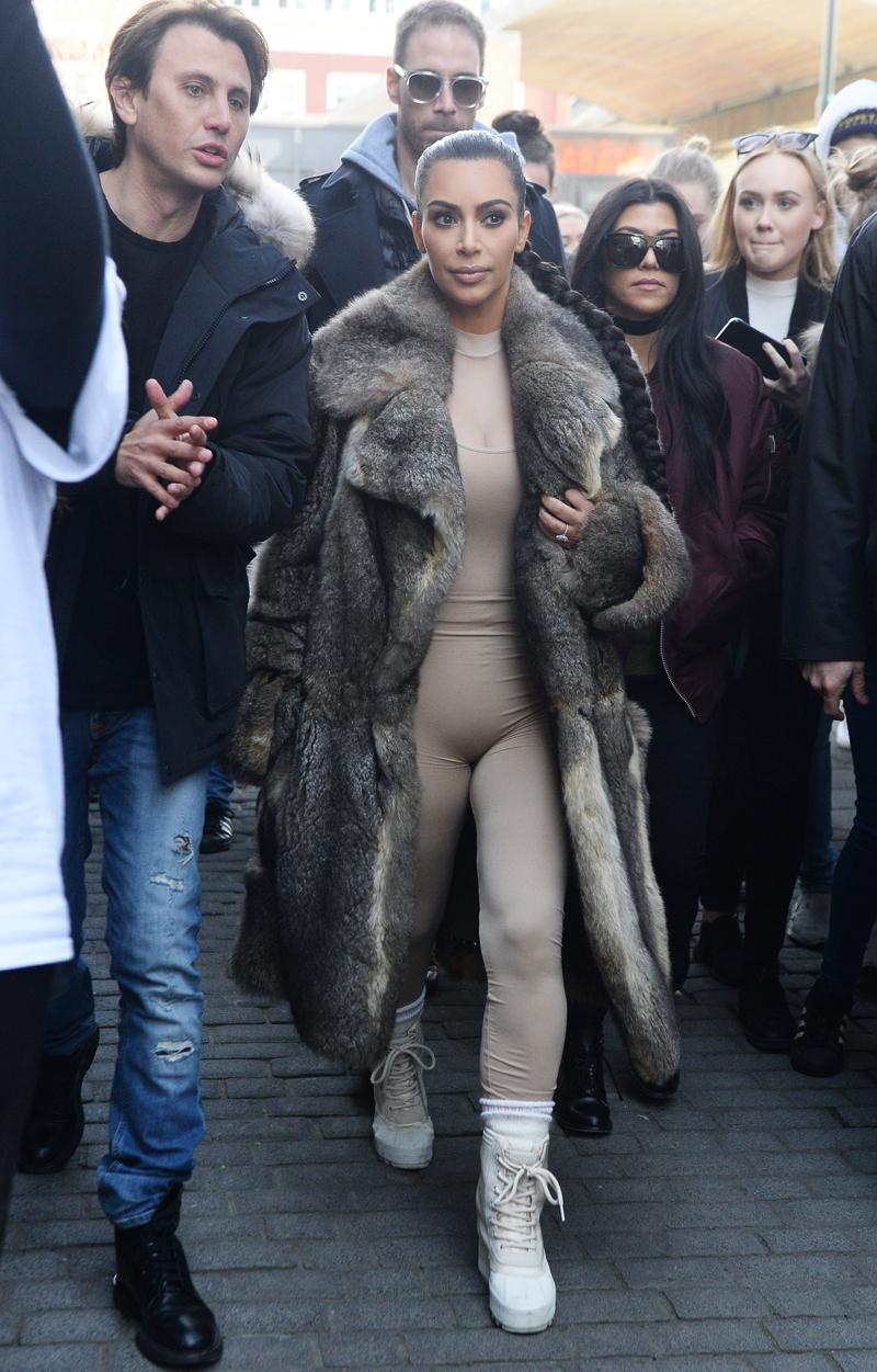 //kim kardashian baby weight spandex bodysuit camel toe