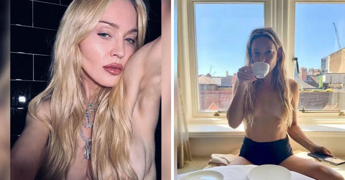 Celebrities Who Went Topless From Madonna to Kate Hudson and More