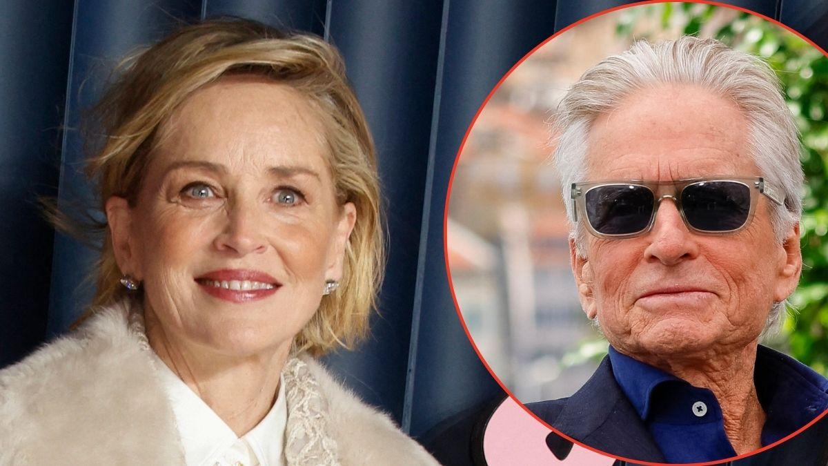 picture of Sharon Stone and Michael Douglas