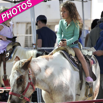 //nahla aubry rides horse