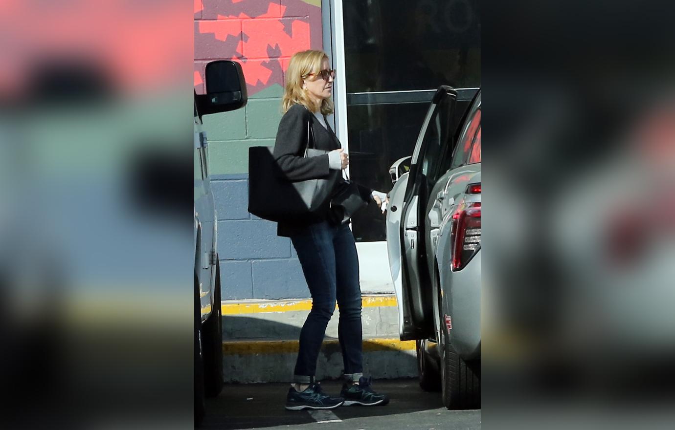 Felicity Huffman Spotted Outside Community Service Duties After Prison Stint