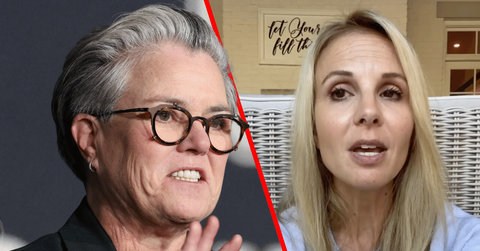 Rosie O'Donnell reflected on her time on 'The View' with Elisabeth Hasselbeck.