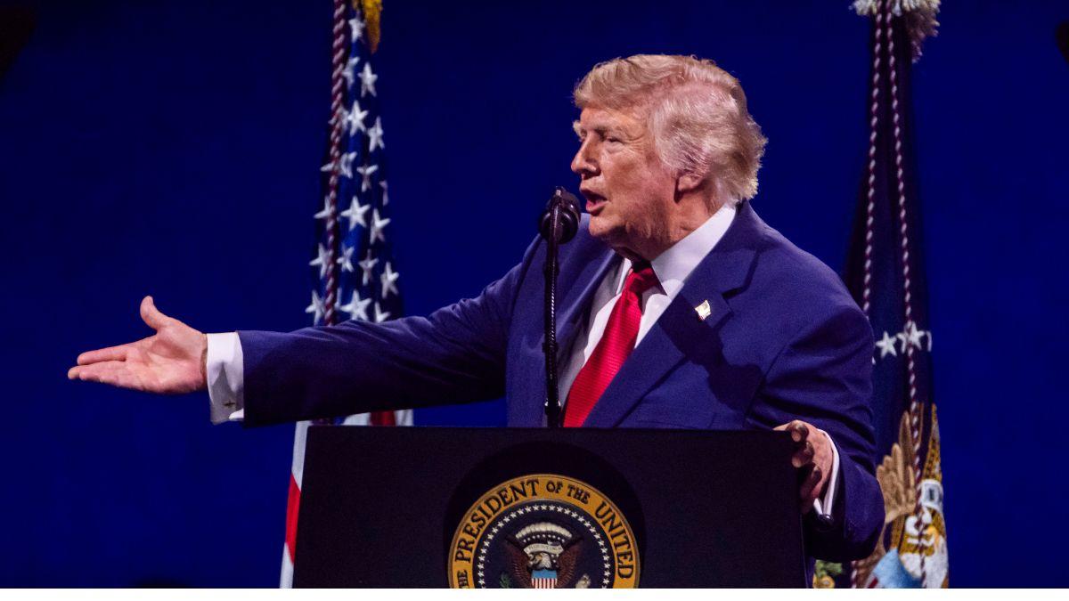 image of Another clip online showed Trump falling asleep during his 4th of July celebration.